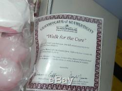 Ashton Drake Dianna Effner 12 Walk For The Cure Doll Breast Cancer Awareness