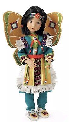 Ashton Drake Dianna Effner Doll Beautiful Butterfly Dancer Native American BJD