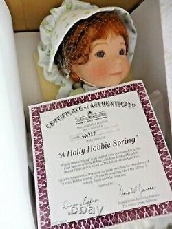 Ashton Drake / Dianna Effner Porcelain & Cloth A Holly Hobbie Spring With Coa