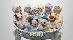 Ashton Drake Disney Babies in Dreamland Collection Porcelain Dolls With Basket