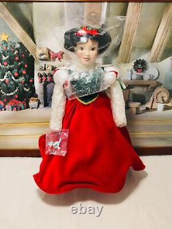 Ashton Drake Disney Snow White And The Seven Dwarfs Christmas Porcelain Dolls