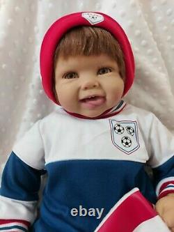 Ashton Drake Doll Ryan, the little Champ. Retired Sculpt with C. O. A