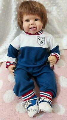 Ashton Drake Doll Ryan, the little Champ. Retired Sculpt with C. O. A