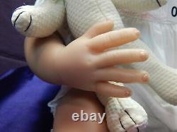 Ashton Drake Doll so truly Real Bunny Hugs COA (Retired) (#102) Gently Used