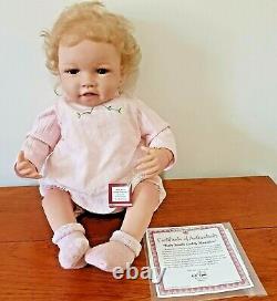 Ashton-Drake Doris Stannat Baby Sarah Doll RealTouch Vinyl With Certificate