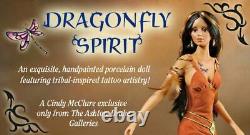 Ashton Drake Dragonfly Spirit Native American Fine Porcelain Doll Cindy McClure