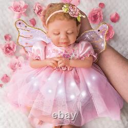 Ashton Drake Dream Blossom Silicone Fairy Baby Doll With Illuminated Outfit