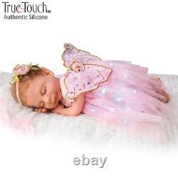 Ashton Drake Dream Blossom Silicone Fairy Baby Doll With Illuminated Outfit