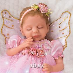 Ashton Drake Dream Blossom Silicone Fairy Baby Doll With Illuminated Outfit