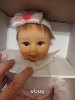 Ashton Drake Ella Interactive Baby Girl Doll Breathes When Touched Lifelike 17