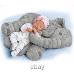 Ashton-Drake Elle & Peanut Baby Doll With Plush Elephant by Violet Parker 16