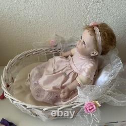 Ashton Drake Elly Knoops Disney Pretty As a Princess Lifelike Baby doll Basket