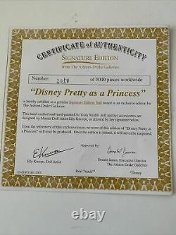 Ashton Drake Elly Knoops Disney Pretty As a Princess Lifelike Baby doll Basket