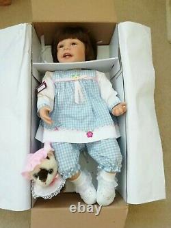 Ashton Drake Emma and Baby Boots Kitten Doll So Truly Real 22 Waltraud Hanl New