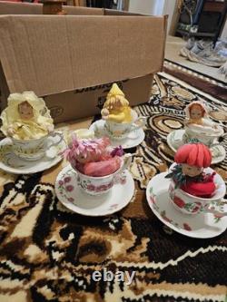 Ashton-Drake Flower Babies Of The Month Complete Set Minus One Hat No Boxes