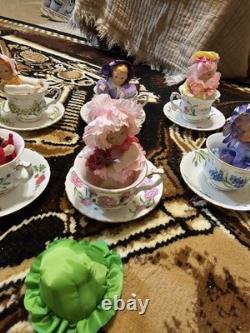 Ashton-Drake Flower Babies Of The Month Complete Set Minus One Hat No Boxes