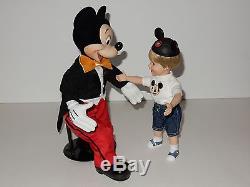 Ashton Drake Galleries A Hug For Mickey Porcelain Dolls RARE