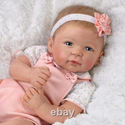 Ashton Drake Galleries Ava Lifelike TrueTouch Authentic Silicone Baby Girl Doll