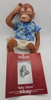 Ashton Drake Galleries Baby Sekou Vinyl Primate Doll (no accessories)