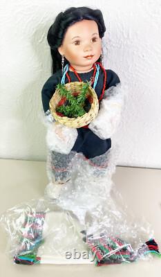 Ashton-Drake Galleries Basket Dancer Native American Doll #37254 -EUC