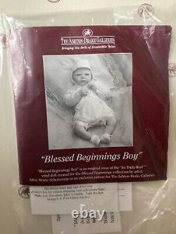 Ashton Drake Galleries Blessed Beginnings Boy Doll NEW