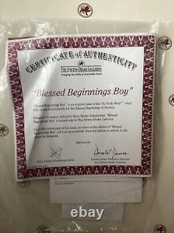 Ashton Drake Galleries Blessed Beginnings Boy Doll NEW