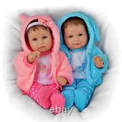 Ashton-Drake Galleries Built-In Best Friends Twin Baby Doll Set by Ping Lau 15