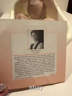 Ashton-Drake Galleries Clean as a Whistle 1995 Porcelain Doll, Bathtub