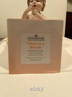 Ashton-Drake Galleries Clean as a Whistle 1995 Porcelain Doll, Bathtub