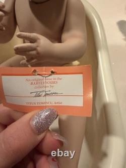 Ashton-Drake Galleries Clean as a Whistle 1995 Porcelain Doll, Bathtub