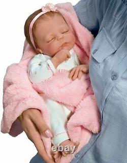 Ashton-Drake Galleries Cuddle Caitlyn So Truly Real Newborn Baby Doll 17-inches