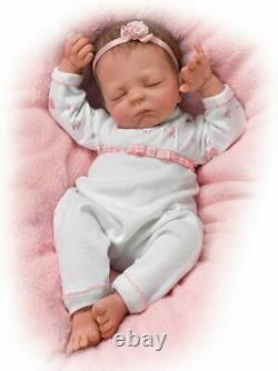 Ashton-Drake Galleries Cuddle Caitlyn So Truly Real Newborn Baby Doll 17-inches