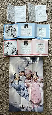 Ashton Drake Galleries DISNEY BABIES IN DREAMLAND BABY Minnie & Mickey DOLLS