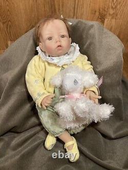 Ashton Drake Galleries Doll Elly Knoops LAMB OF GOD With Precious Moments Lamb