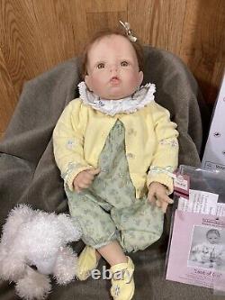 Ashton Drake Galleries Doll Elly Knoops LAMB OF GOD With Precious Moments Lamb