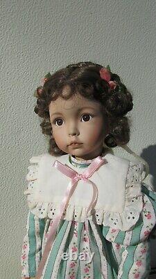 Ashton Drake Galleries EMILY Doll by Dianna Effner Porcelain Excellent 15