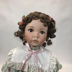 Ashton Drake Galleries EMILY Doll by Dianna Effner Porcelain With Stand 15