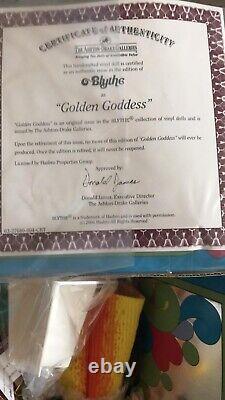 Ashton Drake Galleries Golden Goddess Exclusive Edition Blythe Doll 2006 NEW