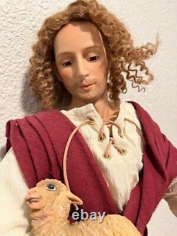 Ashton-Drake Galleries I Am The Good Shepherd Jesus Porcelain Doll
