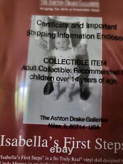 Ashton-Drake Galleries Isabella's First Steps Interactive Walking Baby Doll