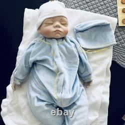 Ashton Drake Galleries It's A Boy Joyce Wolf Porcelain Baby Boy Doll & Box