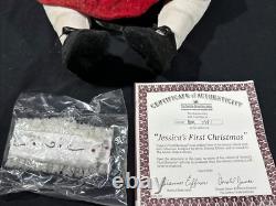 Ashton Drake Galleries Jessica's First Christmas Doll With COA