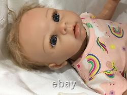 Ashton Drake Galleries Lifelike Moves Head Baby Girl Doll 22 by Linda Murray