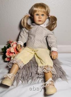 Ashton Drake Galleries Limited Edition Poseable Vinyl Cute Baby Doll 28in