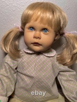 Ashton Drake Galleries Limited Edition Poseable Vinyl Cute Baby Doll 28in