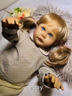 Ashton Drake Galleries Limited Edition Poseable Vinyl Cute Baby Doll 28in