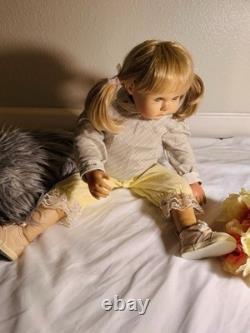 Ashton Drake Galleries Limited Edition Poseable Vinyl Cute Baby Doll 28in