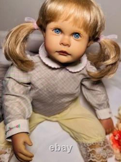 Ashton Drake Galleries Limited Edition Poseable Vinyl Cute Baby Doll 28in