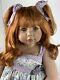 Ashton Drake Galleries, Linda Rick, Vinyl Girl Doll Sitting, 70cm, 28, Red Hair