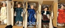 Ashton Drake Galleries Little Women At Christmas Set Of 5 Minature Dolls New